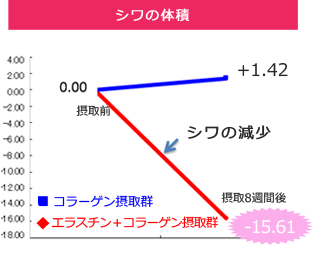 シワの体積